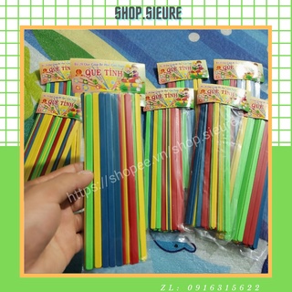 Set 20 que tính nhựa nhiều màu giúp bé học toán
