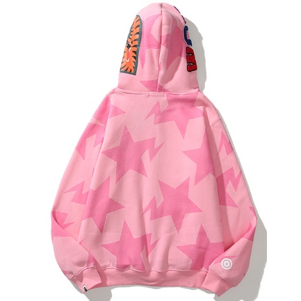 Áo Khoác Hoodie BAPE Họa Tiết Rằn Ri Unisex 0802