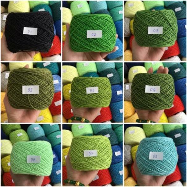 Len Sợi Cotton Việt Nam 1mm Bảng Màu 3