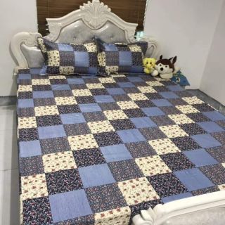 Bộ chăn ga cotton elise 1m8-2m ms 009