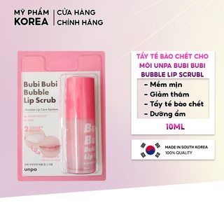 [New 2021] Son tẩy bào chết môi Bubi Bubi Bubble Lip Scrub Hàn Quốc 10ml