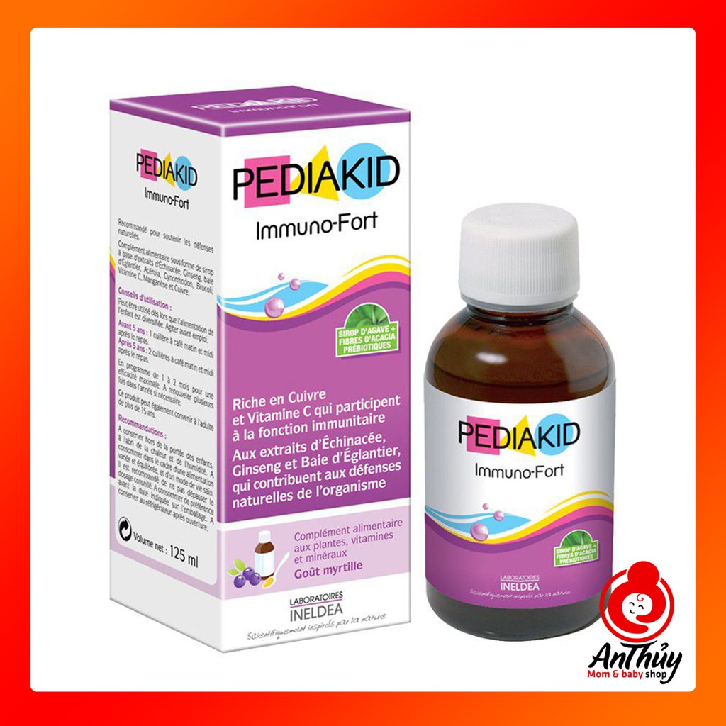 Pediakid Tăng Sức Đề Kháng cho bé 125ml