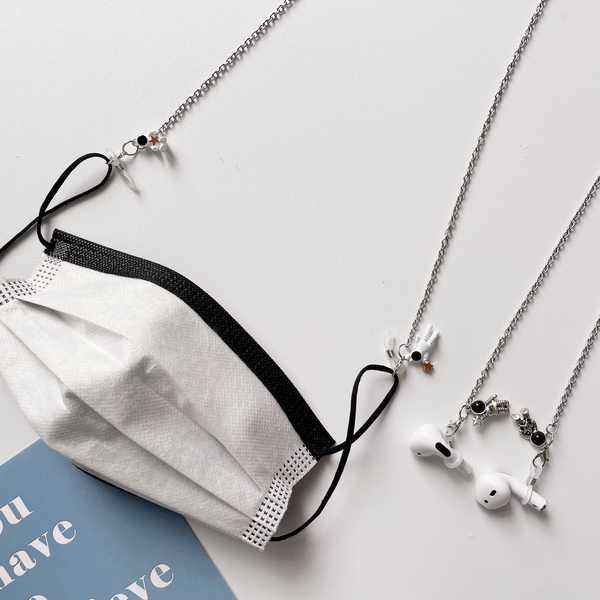 Dây đeo tai nghe chống thất lạc bằng hợp kim dài 70cm