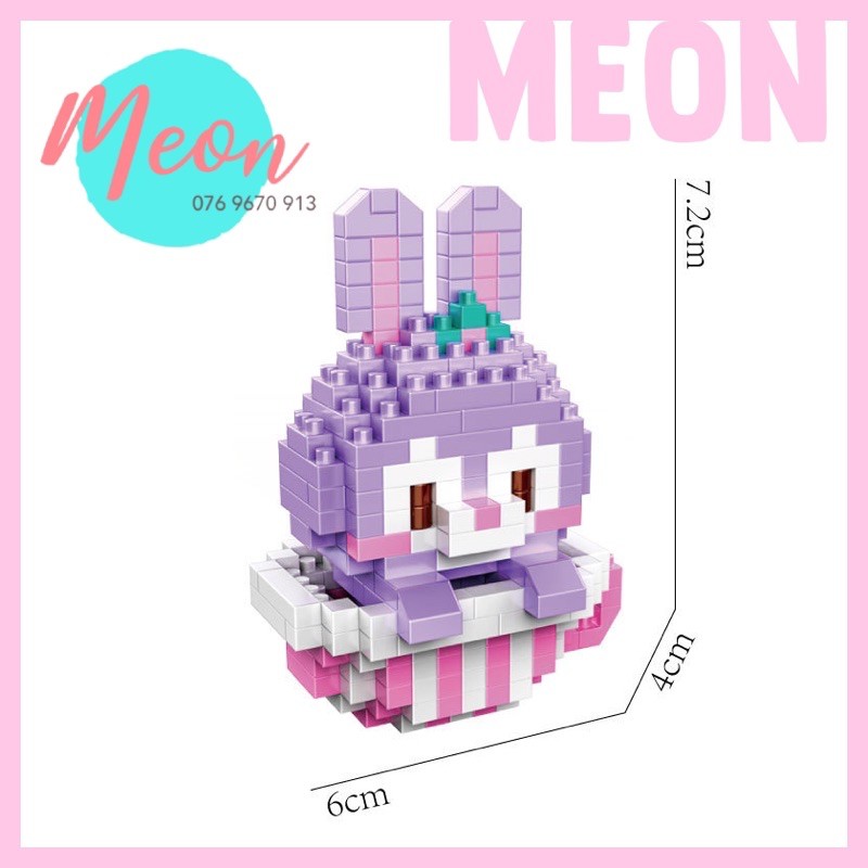 Xếp hình lego cute chibi - Miniblock thỏ stella lou size M