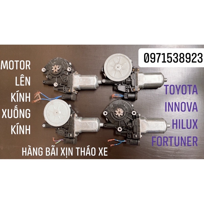 Moto lên xuống kính TOYOTA INNOVA HILUX FORTUNER bãi xịn tháo xe