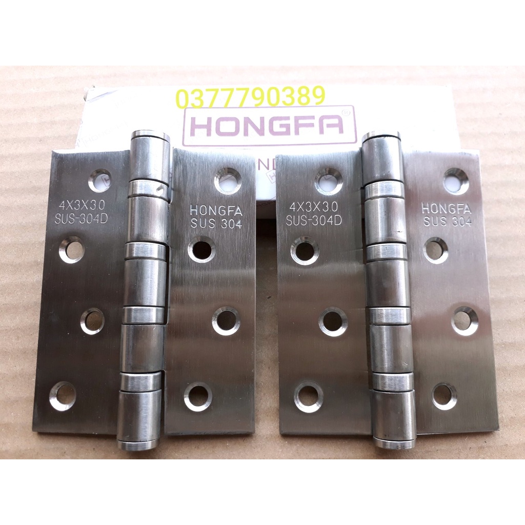 bản lề cửa inox 100mmx3mm