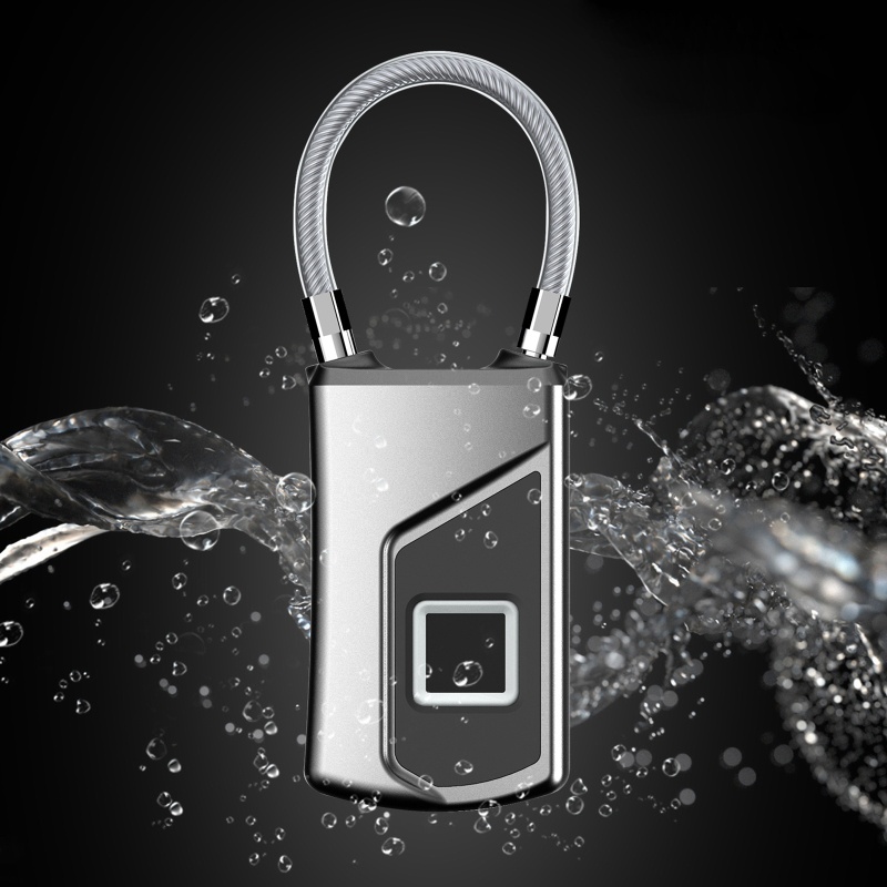 Ổ Khóa Cảm Ứng Vân Tay Thông Minh kiss L1 Chống Trộm Kèm Sạc USB Tiện Dụng Cho Học Sinh / Nam Và Nữ