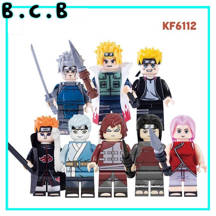 KF6112 - NARUTO PHIÊN BẢN MỚI NHẤT - Mitsuki, Gaara, Pain - Đồ chơi lắp ráp minifigures và non lego manga anime