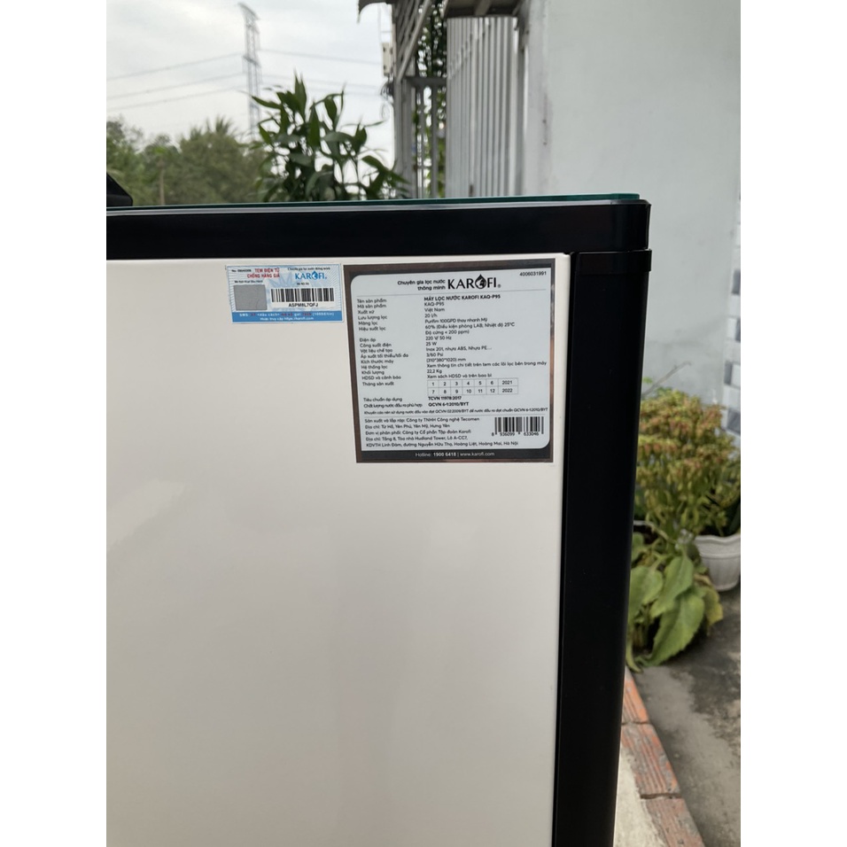 Máy lọc nước RO Karofi Hydrogen KAQ-P95 10 lõi - Hàng trưng bày