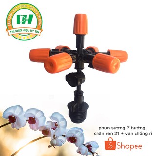 Combo 10 béc phun sương 7 hướng