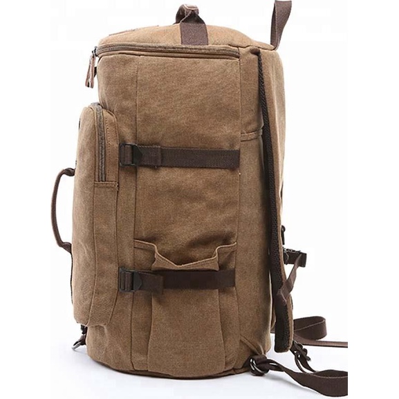 Balo nam thời trang vải canvas BL0014 - đi chơi - du lịch - đựng hành lý