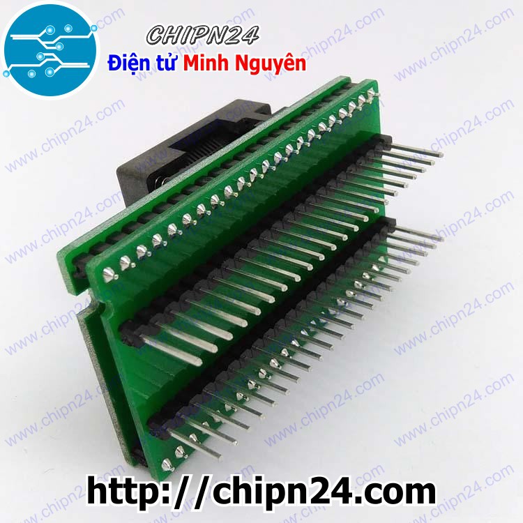 [1 CÁI] Đế nạp IC dán TQFP44 (0.8mm) (ATMega16-SMD)