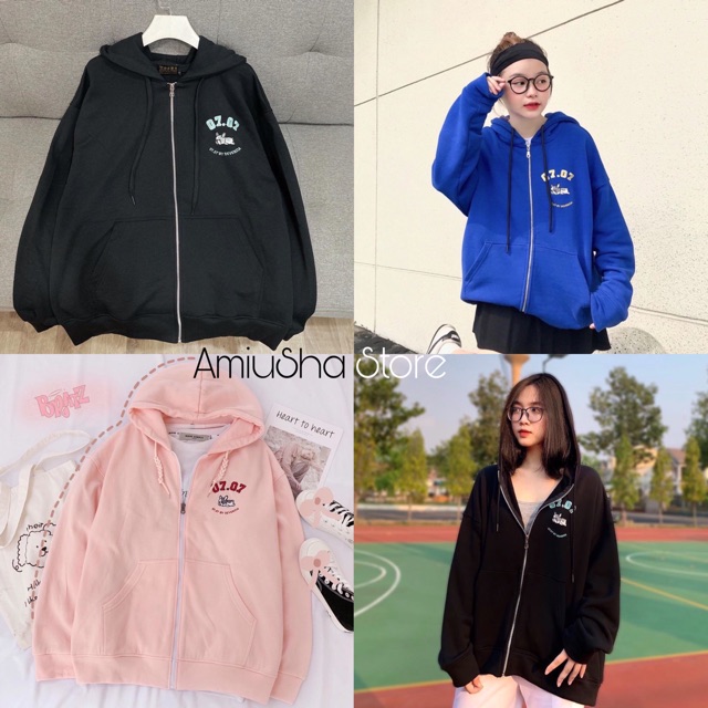 (HÀNG SHOP) Áo Khoác Hoodie 07 07 SE.VEN.ZIA Unisex [KÈM ẢNH THẬT+VIDEO]