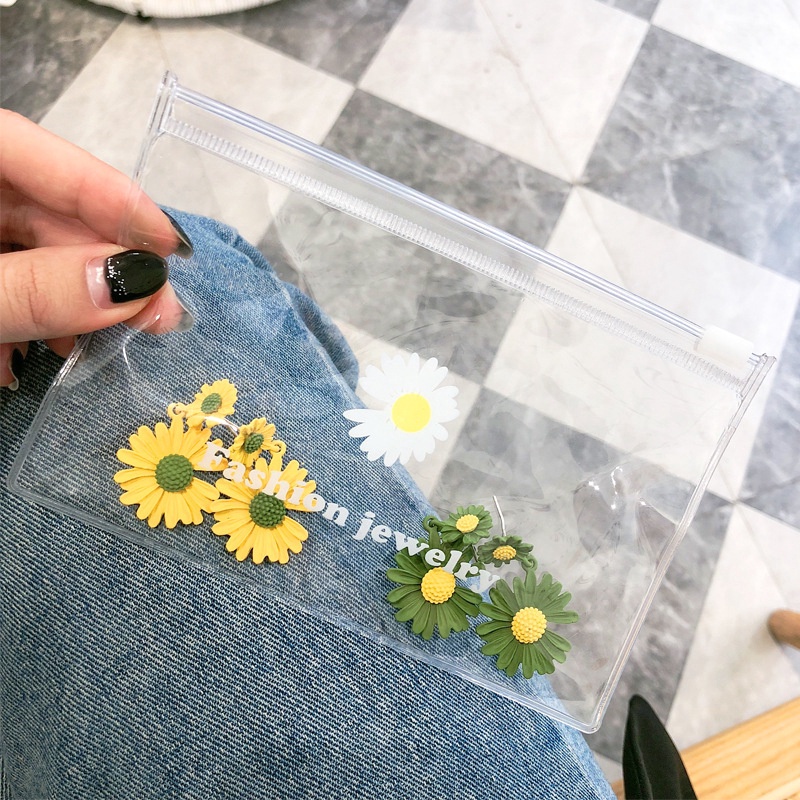 Túi đựng đồ trang sức Daisy nhỏ đa chức năng Túi tiện lợi trong suốt Con dấu Túi nhựa Công suất chống oxy hóa