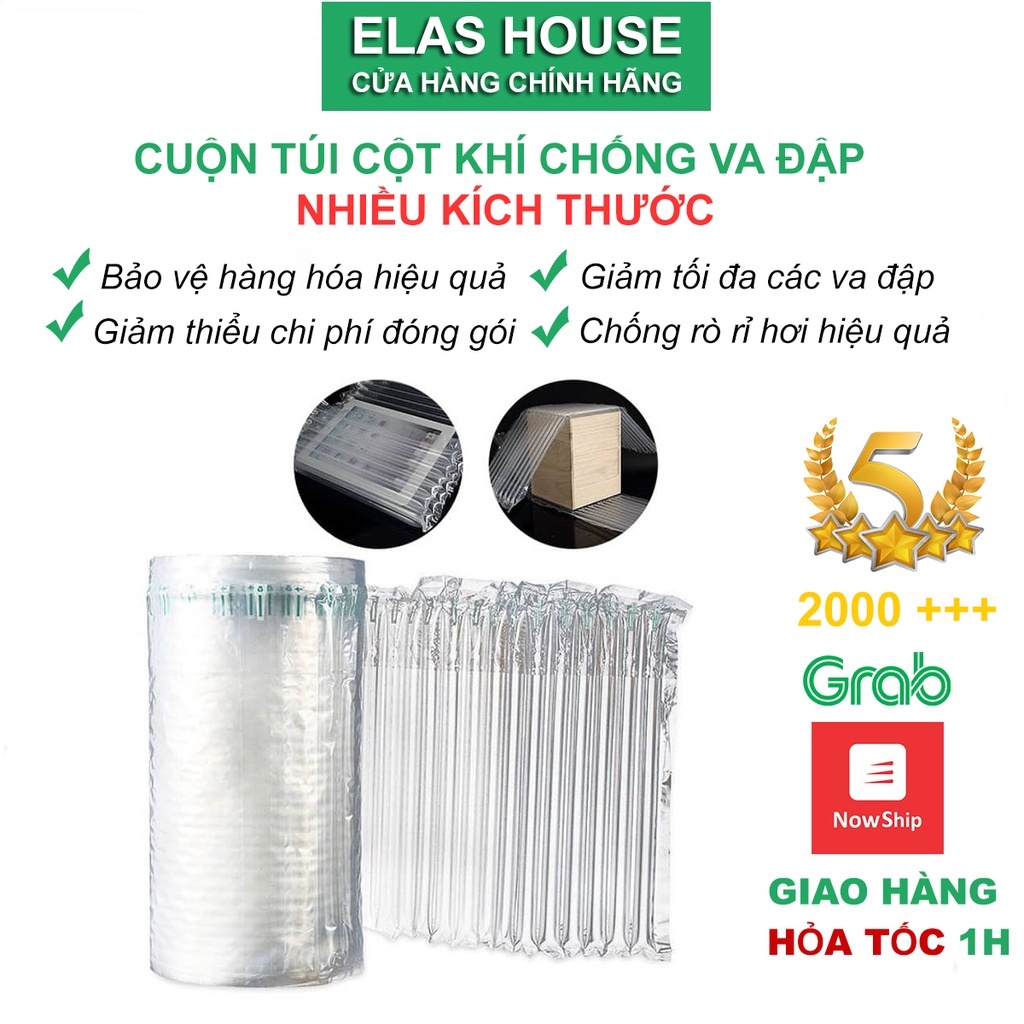 Túi cột khí chống sốc, túi bóng khí chống va đập hàng hóa