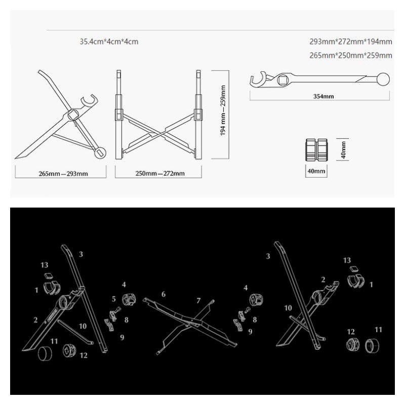 Giá đỡ Laptop Macbook gấp gọn NEXTSTAND nhỏ nhẹ Kệ đỡ Máy tính tốt model 2019 | BigBuy360 - bigbuy360.vn