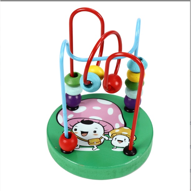 Đồ chơi bộ luồn hạt gỗ cho bé - đồ chơi gỗ thông minh montessori giúp bé phát triển trí tuệ, rèn luyện kỹ năng khéo léo