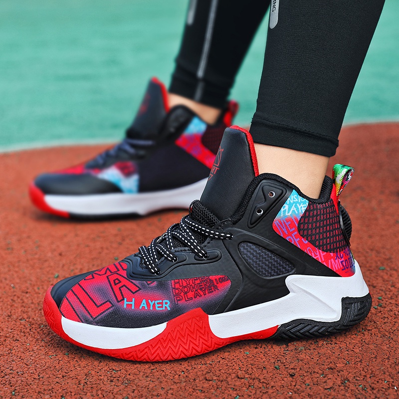 Giày bóng rổ thể thao sinh viên trẻ em, giày bóng rổ nữ  nam, giày chạy bộ thể thao, chống trượt chống mài mòn size：33-44