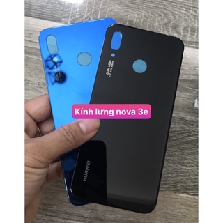 Nắp lưng bằng kính huawei nova 3e / p20 lite -