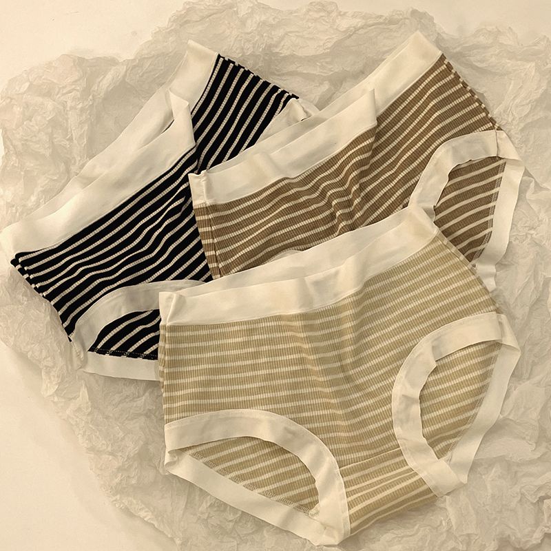 Quần Lót Lưng Vừa Không Đường May Thoáng Khí Kháng Khuẩn Cho Nữ