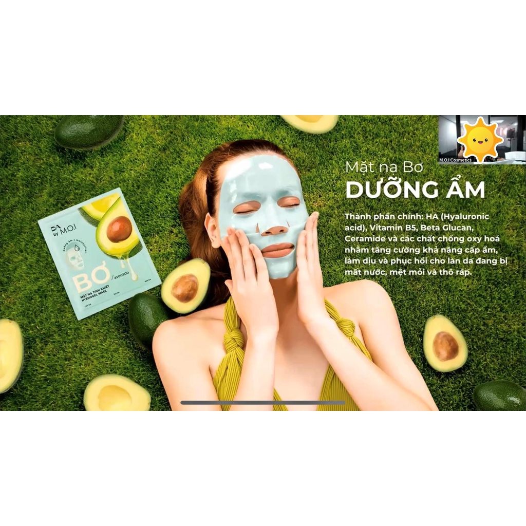 Mặt nạ bơ tinh khiết dạng gel M.O.I Cosmetics 10g