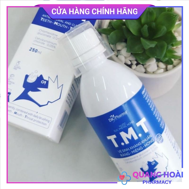 Nước xúc miệng họng TMT, vệ sinh kháng khuẩn răng miệng họng