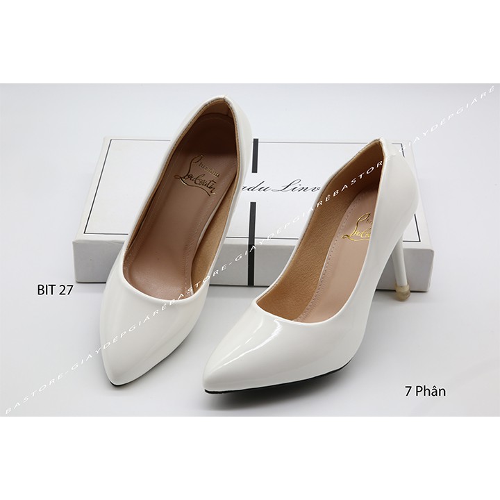 GIÀY BÚP BÊ CÔNG SỞ CAO GÓT 7 PHÂN DA BÓNG TRẺ TRUNG NĂNG ĐỘNG | BigBuy360 - bigbuy360.vn