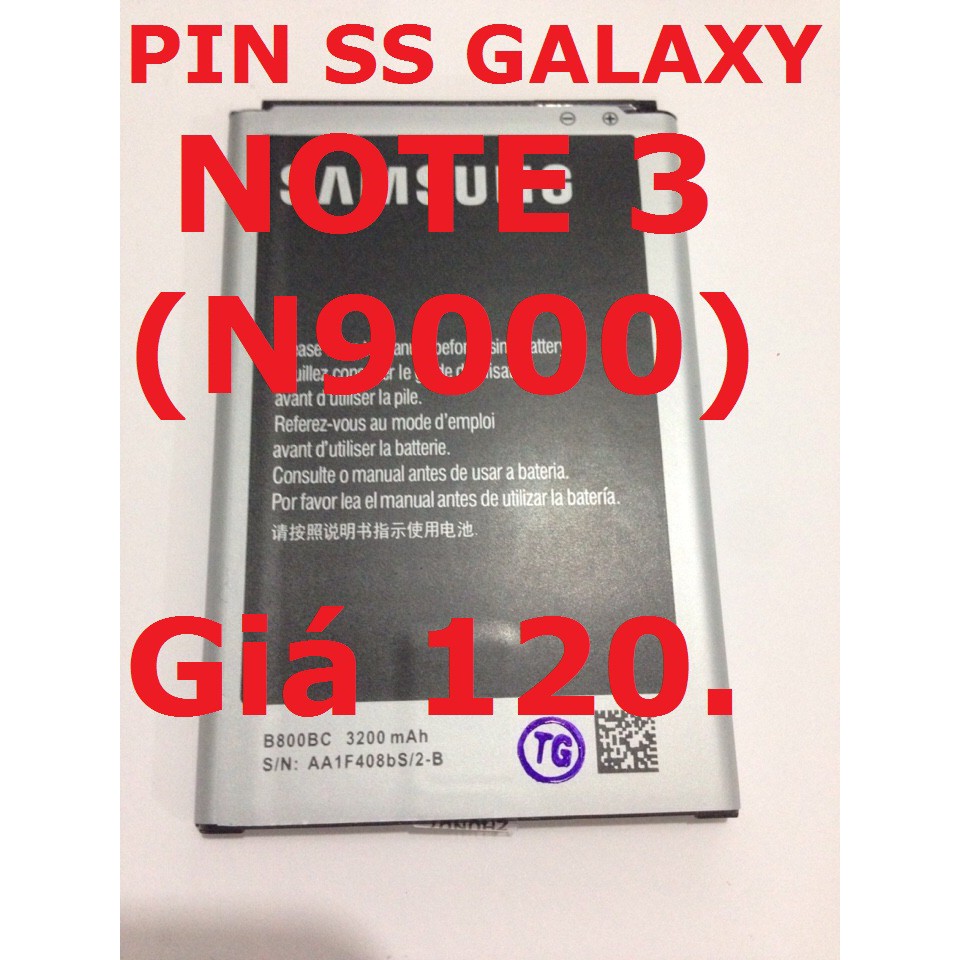 PIN SAMSUNG NOTE 3
