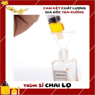 Ống xilanh có vòi chiết nước hoa 10ml , dụng cụ chiết nước hoa , trum si chai lo