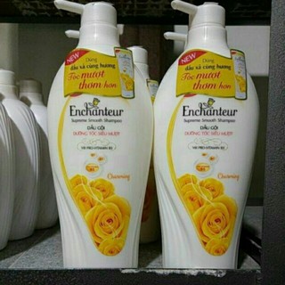 Dầu Gội siêu mượt Enchanteur 650g (Vàng / Tím)