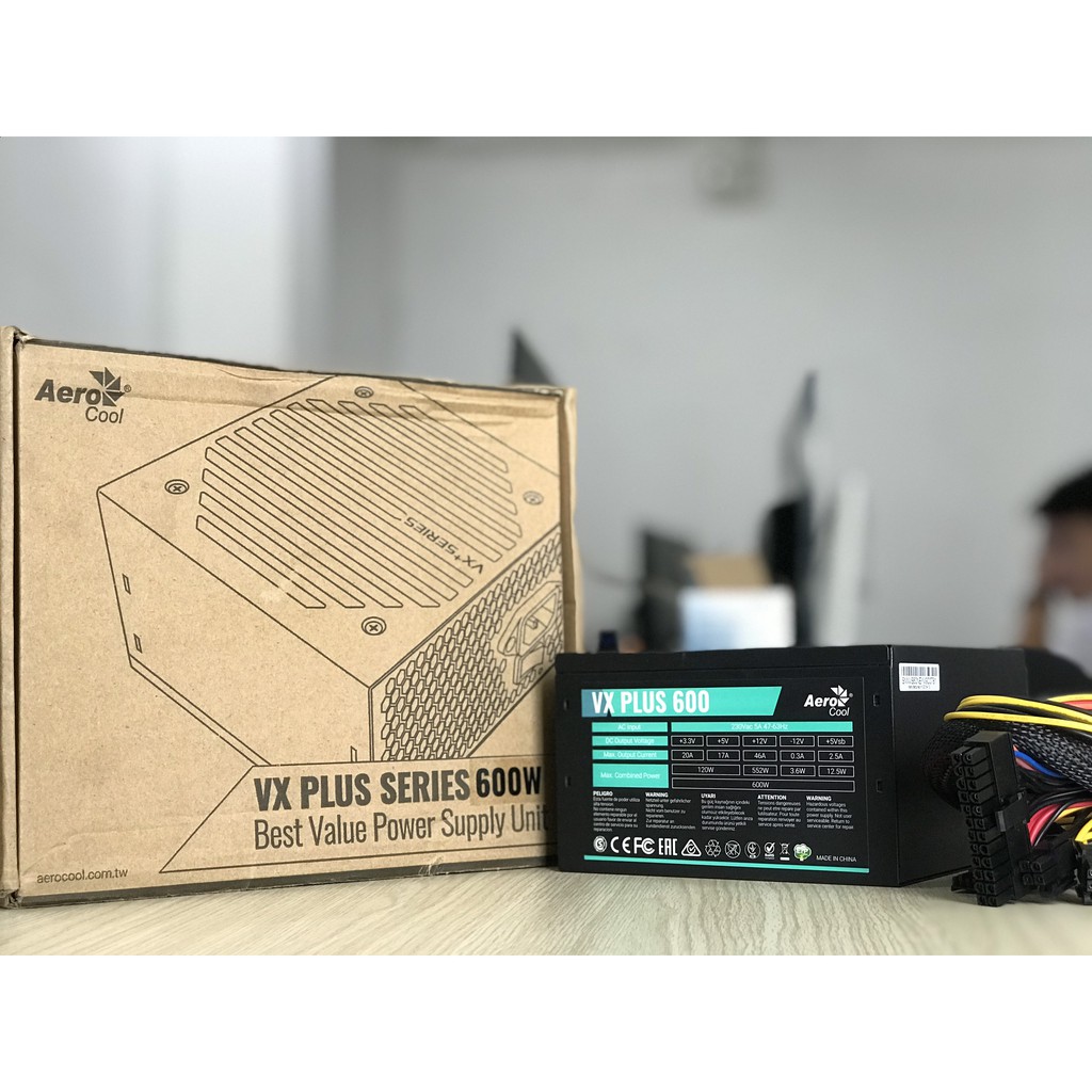 NGUỒN AEROCOOL VX PLUS 600W MỚI Bảo Hành 36 THÁNG | BigBuy360 - bigbuy360.vn