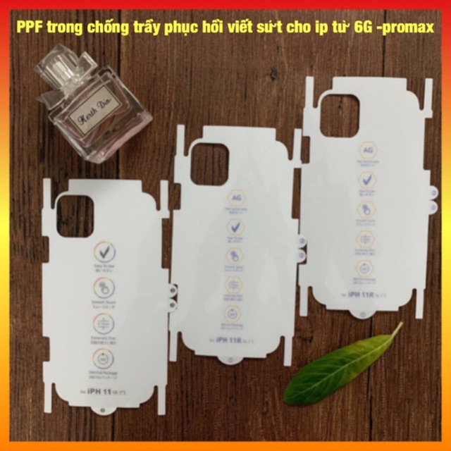 Miếng Dán Dẻo PPF Tự Phục Hồi Trầy Xước Cho iPhone 7P-8PX-XS/XSMAX/11/PROMAX/12MINI/12/12PRO/12PROMAX | BigBuy360 - bigbuy360.vn