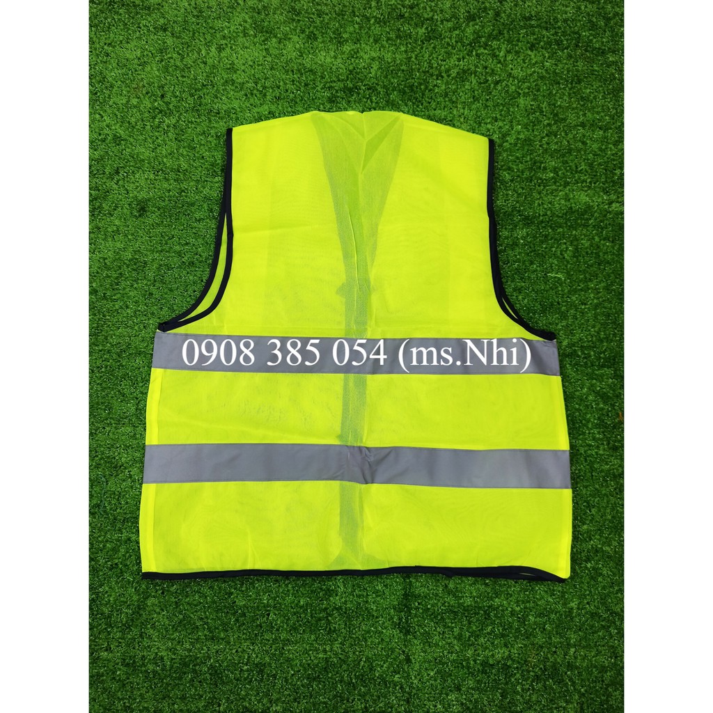 Áo vải lưới kết hợp phản quang poly siêu thoáng mát- 4 màu lựa chọn