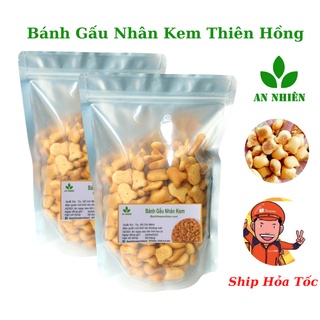 Bánh gấu nhân kem Thiên Hồng 1kg đồ ăn vặt cho mọi lứa tuổi