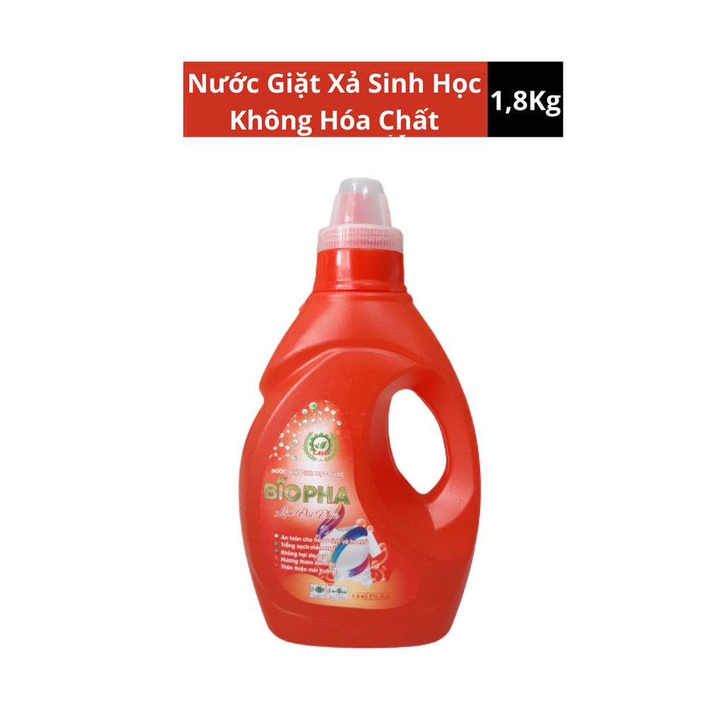 Nước Giặt Xả - FreeShip - Nước Giặt Xả Sinh Học 1,8Kg Lâm Đại Phúc - Không Hóa Chất - Top 10 Thương Hiệu Việt 2019