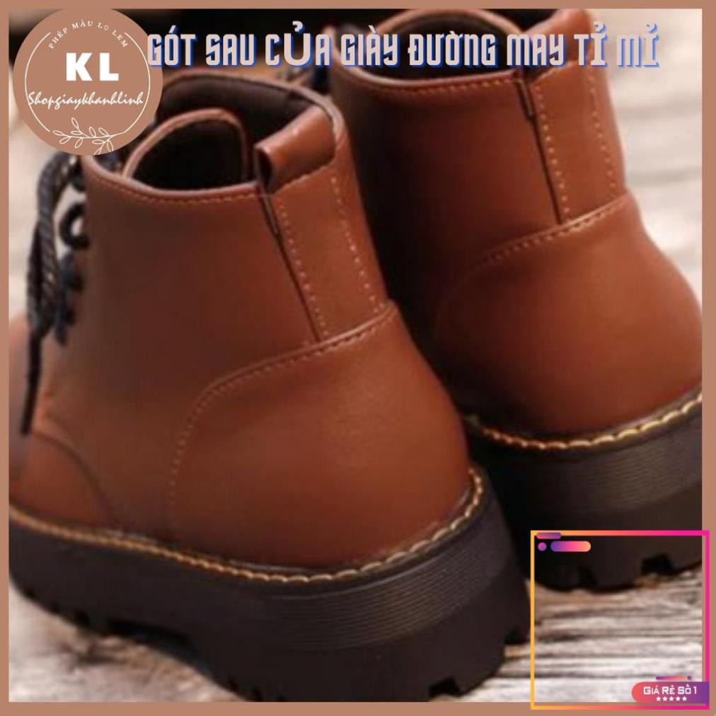 Giày/ bốt ulzzang vintage MARTIN cổ cao buộc dây tăng chiều cao mang phong cách hoang dã -v01 | BigBuy360 - bigbuy360.vn