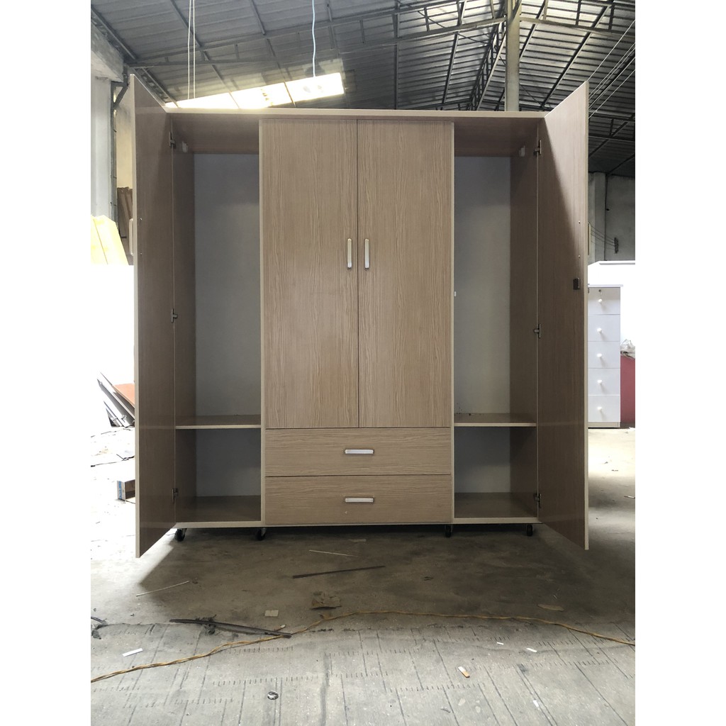Tủ 4 cánh 1 ngăn kéo ngang 1m64 cao 1m84 TN402