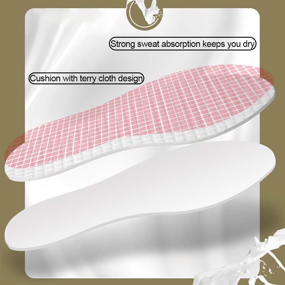 Miếng Lót Giày Thể Thao Bằng Cao Su Latex Mềm Thoáng Khí Thấm Hút Mồ Hôi Thoáng Khí Cao Cấp