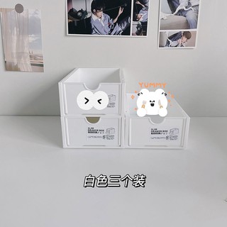 MUJI Hộp Đựng Đồ Để Bàn Có Ngăn Kéo Tiện Dụng bảo quản mỹ phẩm Kho văn phòng phẩm kho chứa đồ lặt vặt