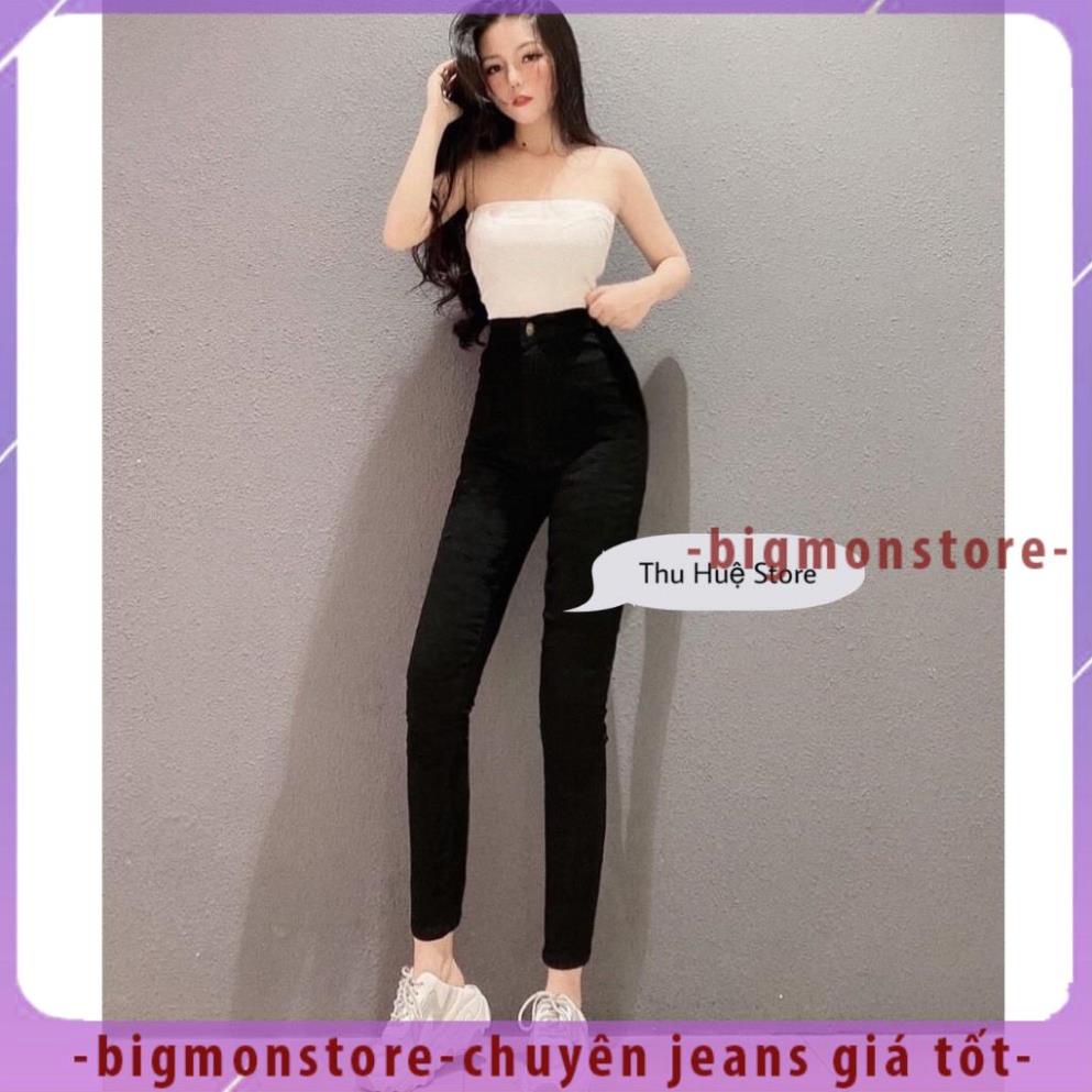 Free ship Quần Jean Nữ Ôm Dáng Lưng Cao, Chất Jean Co Giãn Chuẩn Xịn