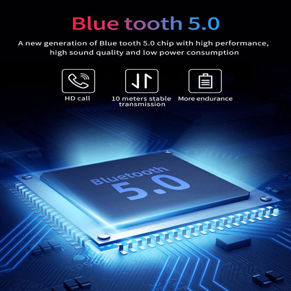 Tai Nghe i12 TWS Makaron i12 Bluetooth Không Dây 5.0 Điều Khiển Cảm Ứng 8 Màu