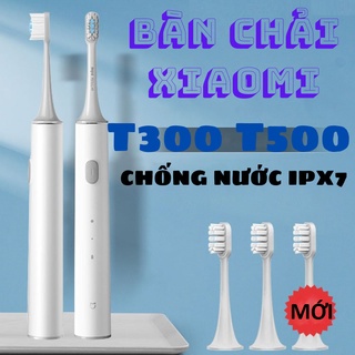 Bàn chải điện T100, T300 Xiaomi pin sạc kháng nước ipx7 bảo vệ nướu, nhẹ 46g