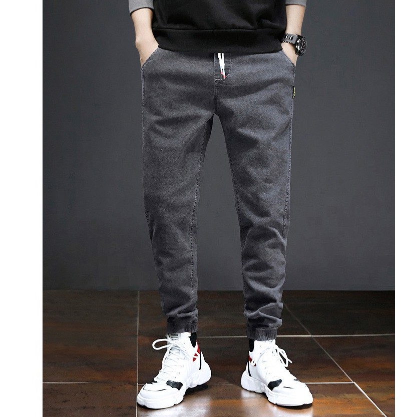 Quần Jean Nam Dáng Joger Trẻ Trung Vải Dày | BigBuy360 - bigbuy360.vn