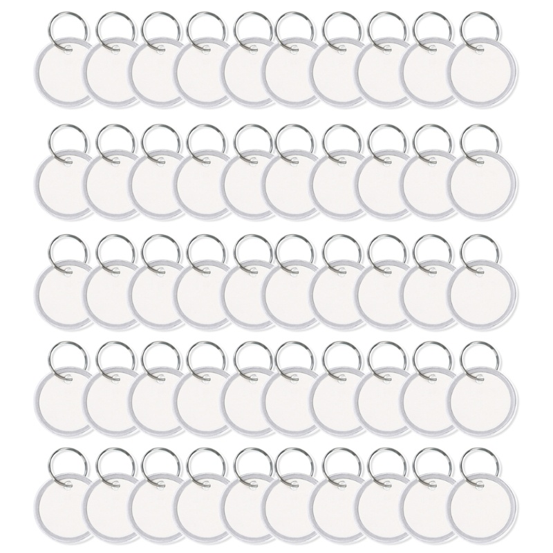 Sa Set 50 Thẻ Giấy Tròn Bằng Kim Loại Trang Trí Giáng Sinh