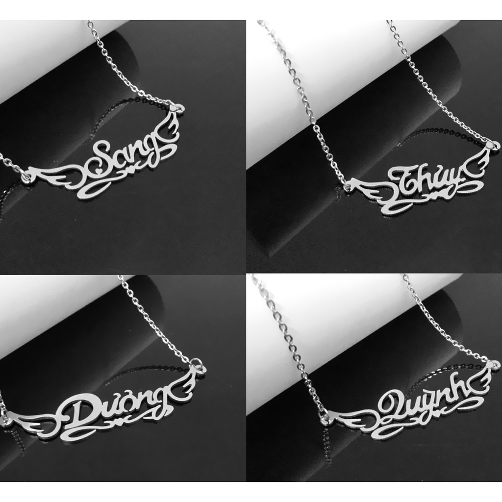 Dây chuyền tên Thảo Hồng Anh Phương Nhung Nga Nguyệt Thắm Oanh Hạnh Ngọc Bích Châu Diễm Hương Quỳnh Trang Thủy - Đầy Đủ.