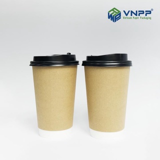 Cốc/ly giấy Kraft 2 lớp 16oz - 480ml