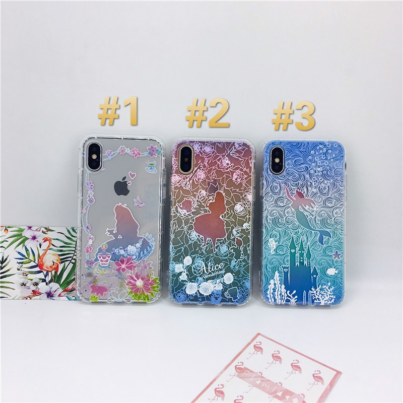 ốp lưng bảo vệ hình nàng tiên cá cho điện thoại iphone 6s i7 i8 plus xs max xr | BigBuy360 - bigbuy360.vn