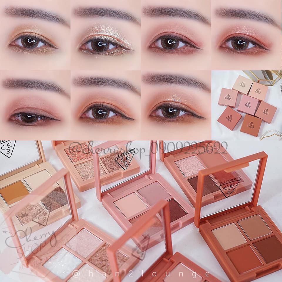 Bảng Màu Mắt 4 Ô Mini Multi Eye Color Palette