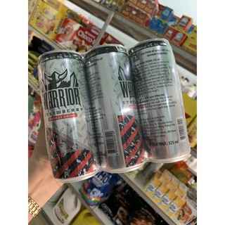 Lốc 6 lon nước tăng lực Warrior 325ml