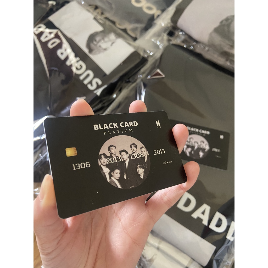Thẻ BLACKCARD nhóm nhạc BTS